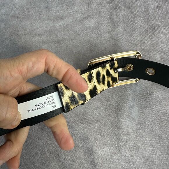 Juicy Couture Medium Large Leopard Print Belt - Picture 6 of 6